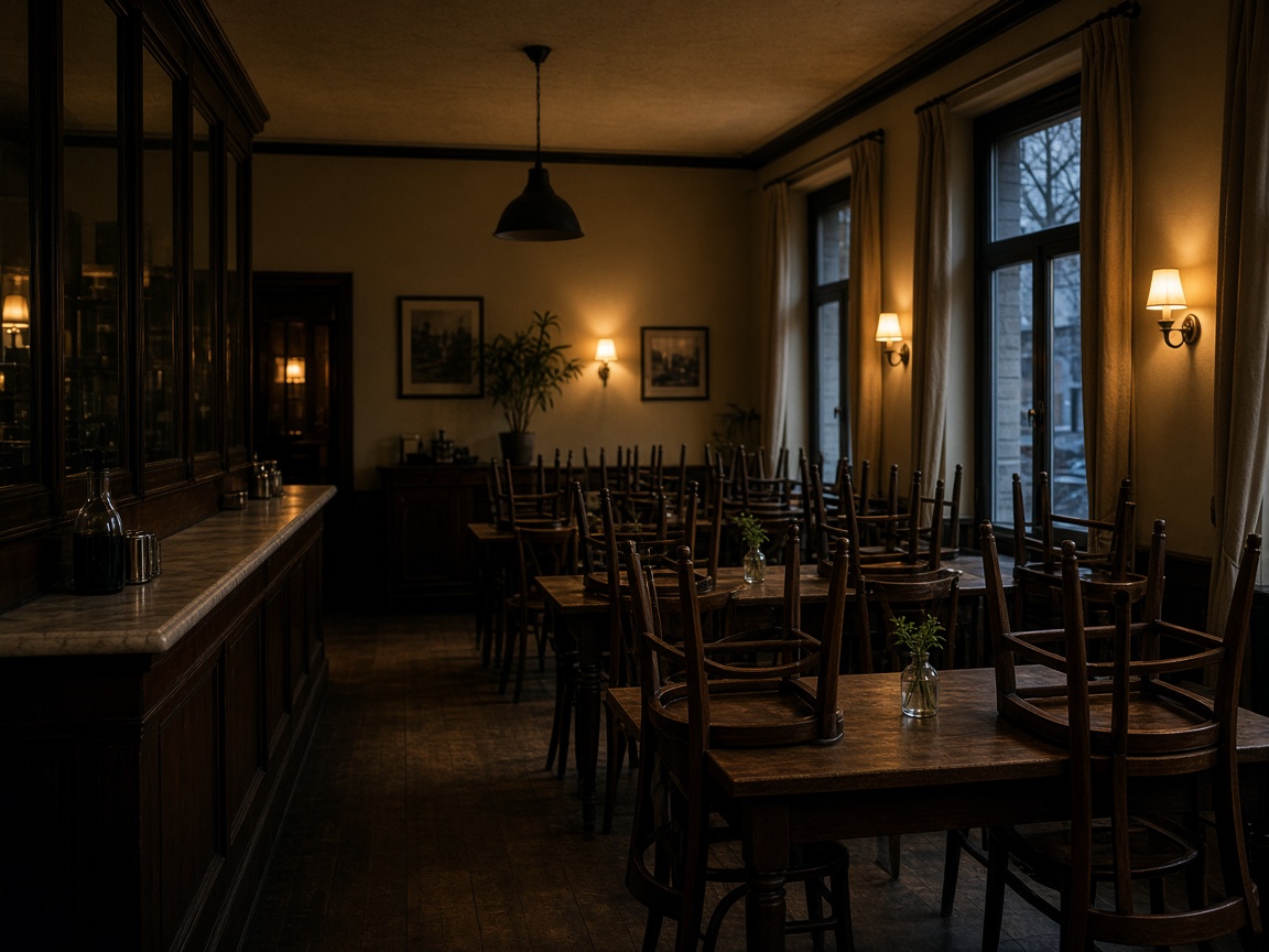 Ruhiges Restaurant nach Feierabend – Symbol für Verlässlichkeit im Schichtbetrieb